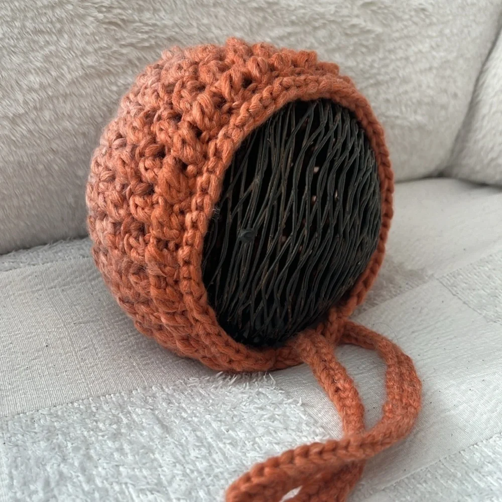 Handmade Crochet Boho Baby Bonnets